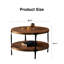 Table basse avec reliefs faits à la main, 4 pieds en métal, salon moderne, noyer fabriqué à la main pour la décoration intérieure, moderne,