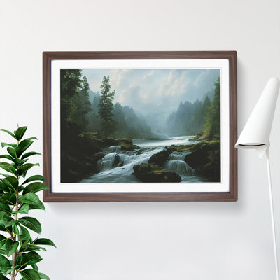 Entrancing Forest Stream - Single Picture Frame Print