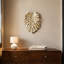 Aluminum Gold Monstera Leaf Wall Decor, 18.9 x 13.4 Inches, Dual-Purpose as Wall Art or Decorative Plate
