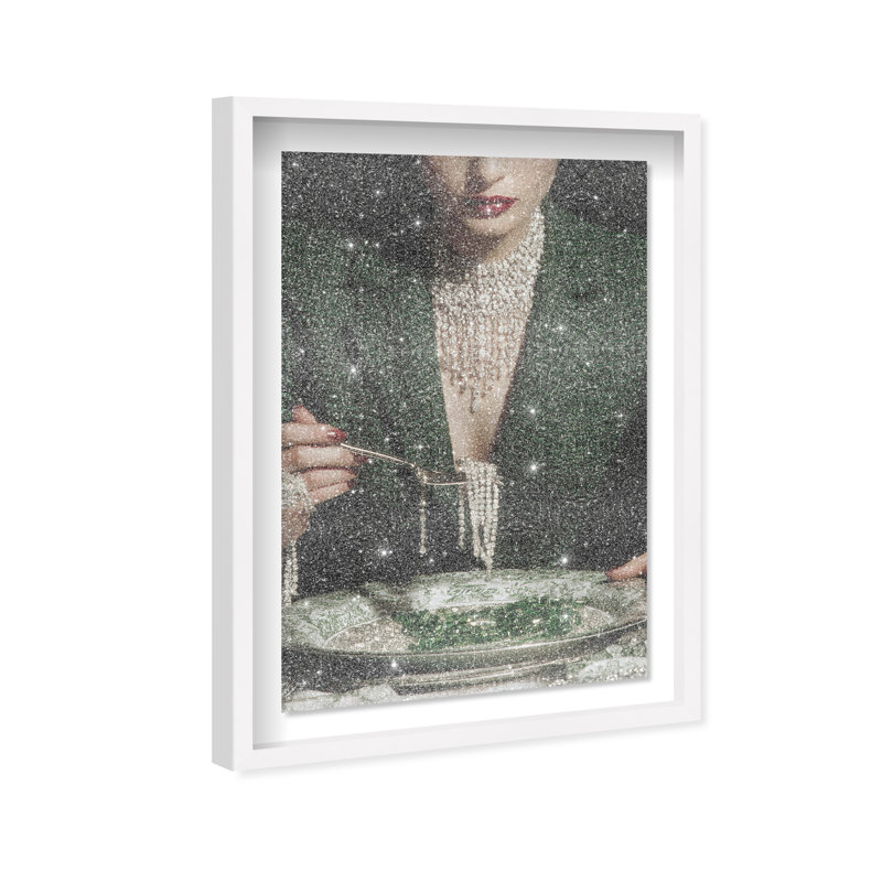 Forest Feast Print by Oliver Gal, 16.5"H x 11.5"W, White Shadowbox