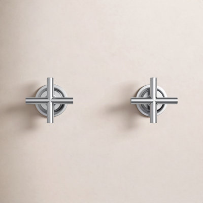 Purist High-Flow Bath Valve Trim with Cross Handle