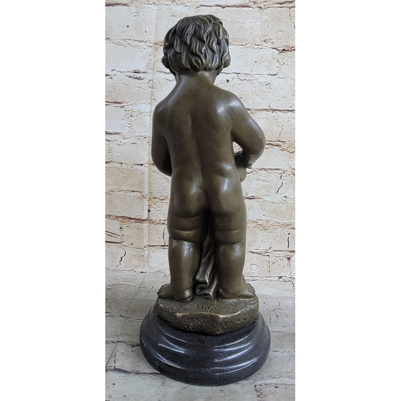 Statue de sculpture en bronze Halya