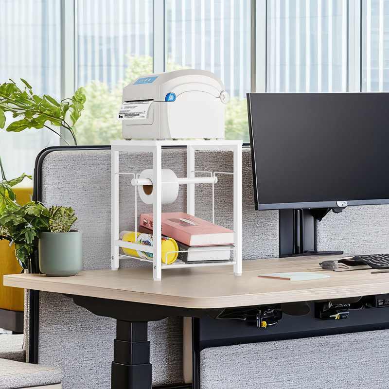 Desktop Storage Rack - White