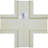 Inner Cross Intersection for 8" Traditional Coffered Ceiling System