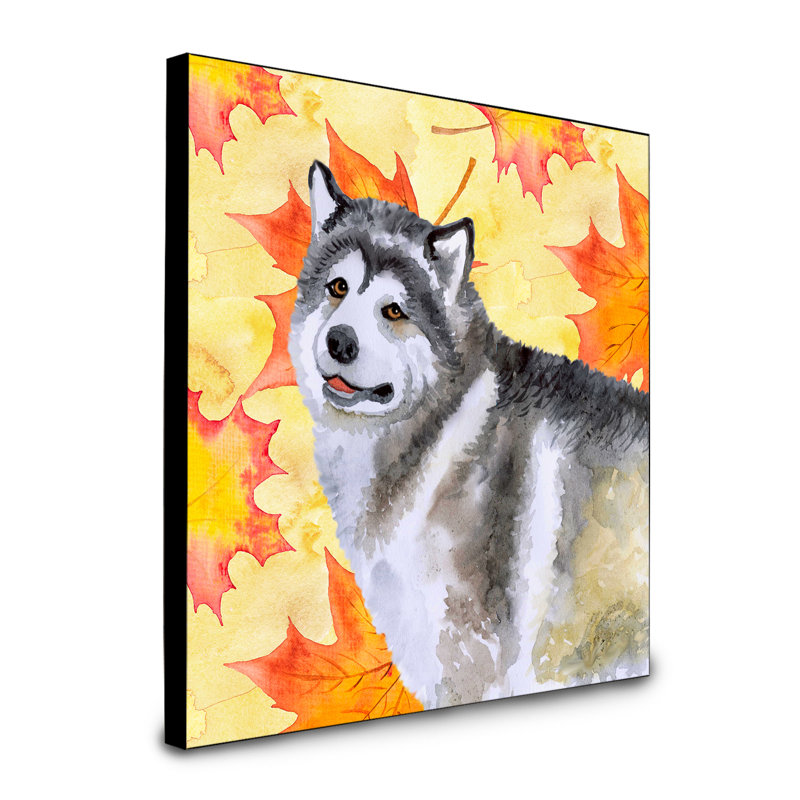 Panneau mural d’art Cannes, Malamute d’Alaska