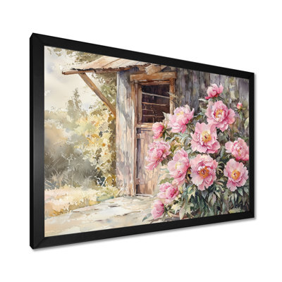 Dreylon Pivoines par le poulailler IV - pivoines, art mural