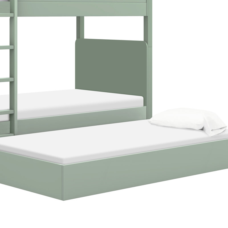 Tiptoe Universal Storage Trundle Unit, Light Sage