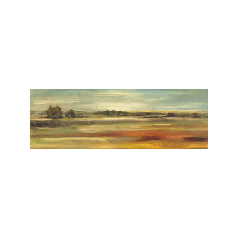 Emerald Meadows by Silvia Vassileva - Wrapped Canvas Panoramic Painting, 121.92 cm H x 40.64 cm W x 3.175 cm D