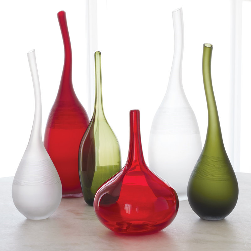 Curvature Bottle, Red, 24.25" H x 7" W x 7" D