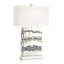 Glass Geode Table Lamp
