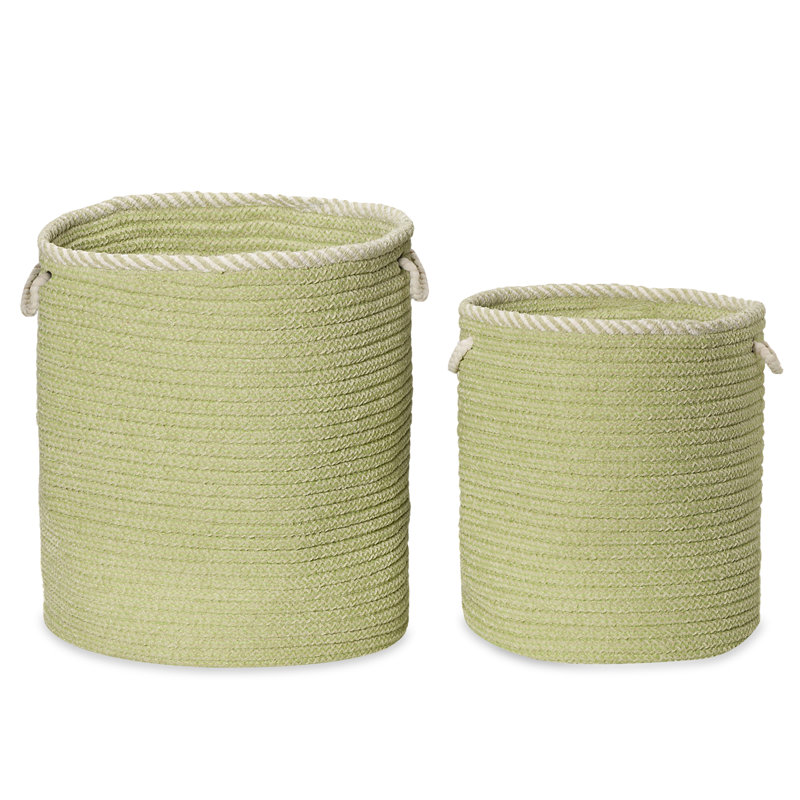 Panier à linge doux, Petit (18 po x 15 po x 15 po), Vert