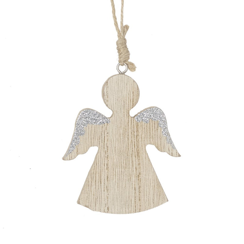 8cm Wood Hanging Figurine Ornament