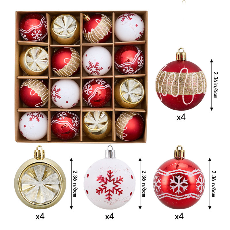6cm Plastic / Acrylic Bauble