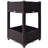 Planter Raised Beds - Elevated Planter Garden Box With Drainage Plug Raised Garden Beds For Vegetable/Flower/Herb Outdoor Standing Planter Beds Gardening Kit,Brown,15.7"X15.7"X27.7"-1813940785