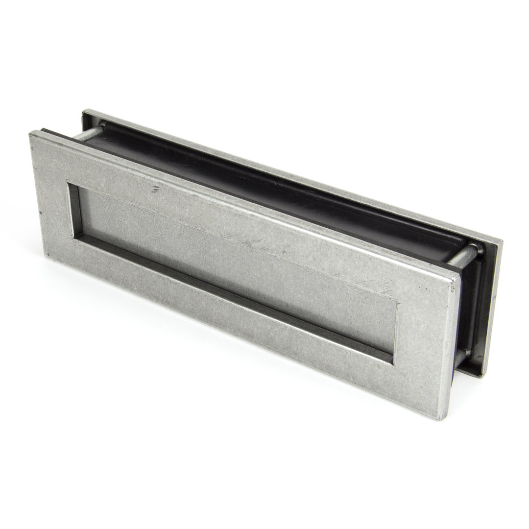 Blacksmith Pewter Patina Letterbox - Image 3