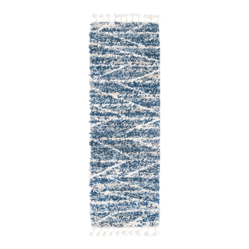 Abrahams Geometric Indoor Rug, Runner 2' x 6'
