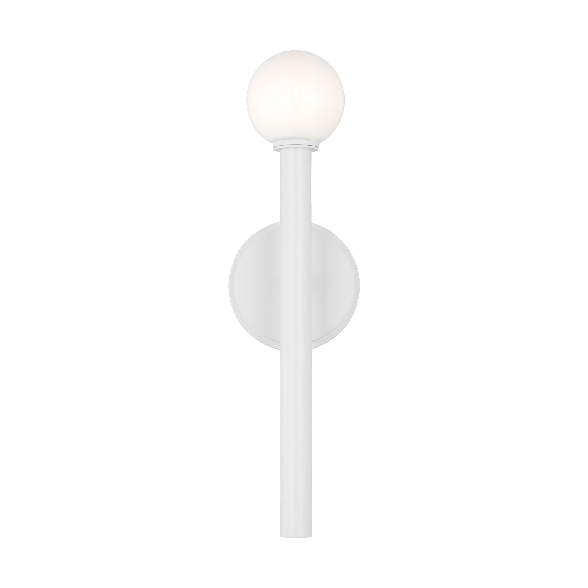 Kofi Single Frosted Dimmable Vanity Light
