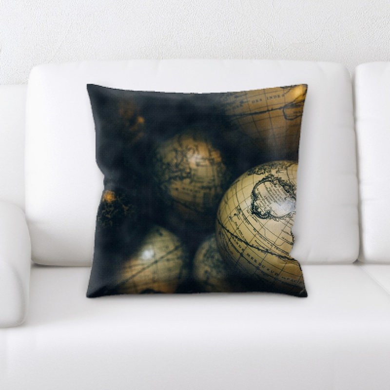Coussin décoratif globes