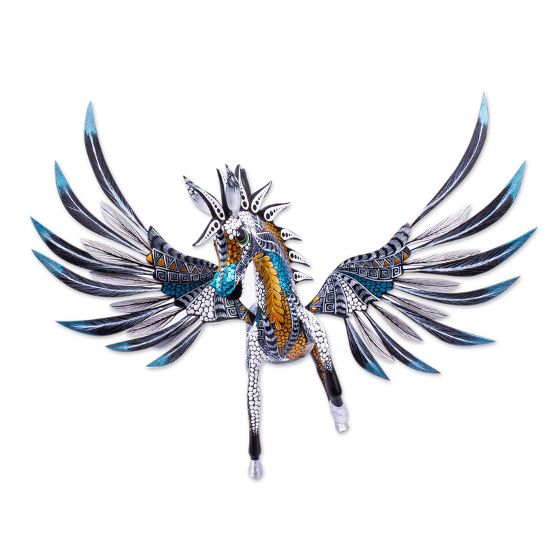 Anca azur Pégase Alebrije