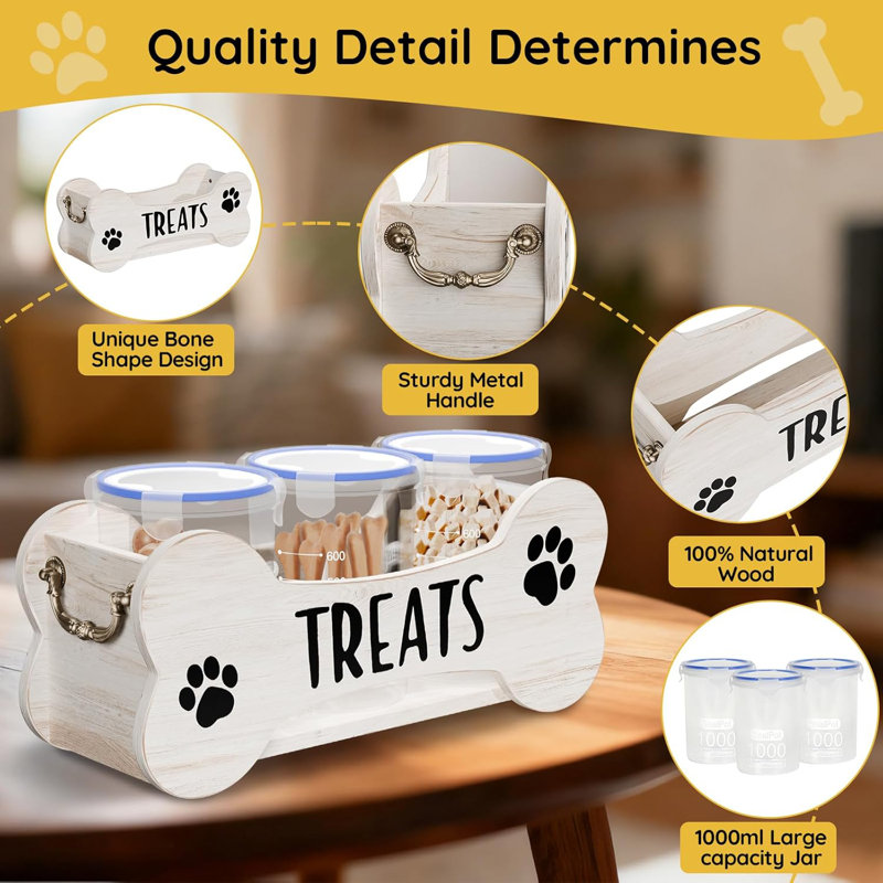 Contenants de rangement pour chien