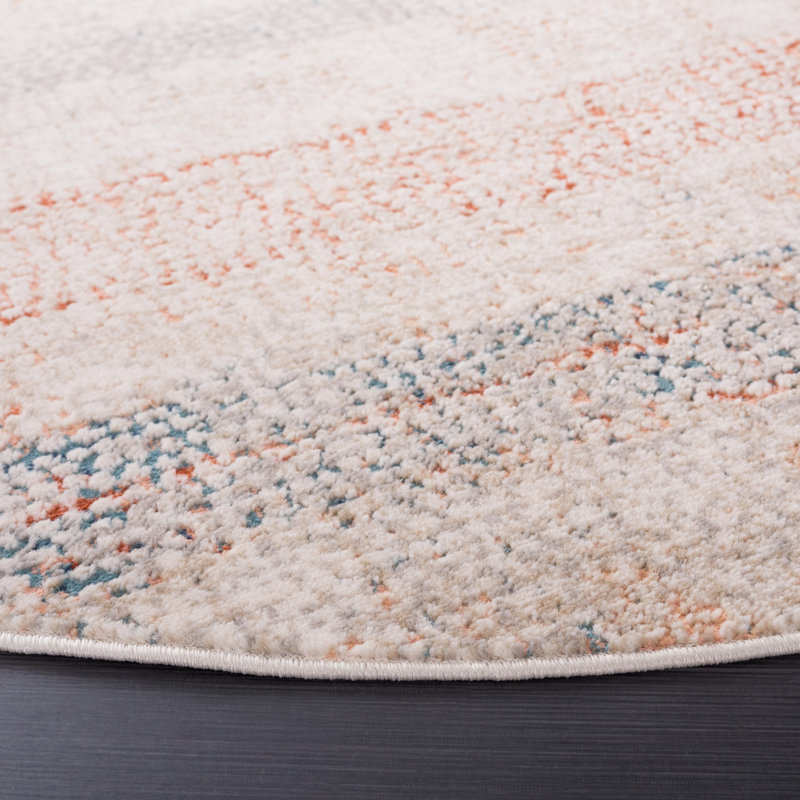 Madison 800 Performance Abstract Rug, Round 6'7"