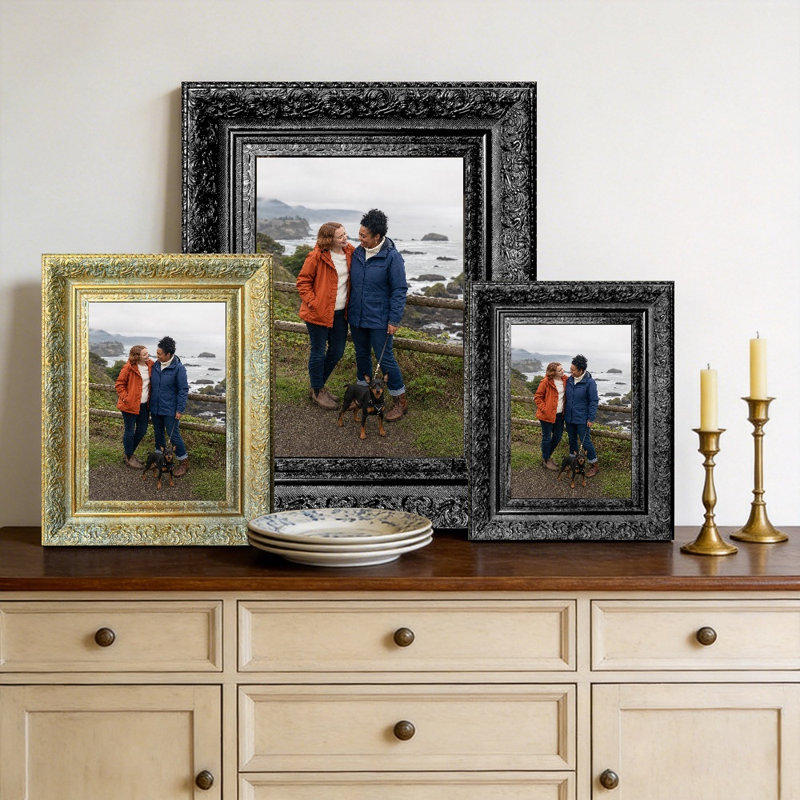 Cadre photo noir 1PC 11 "x 14" noir avec portrait ou paysage, 11" x 14", 1, Black