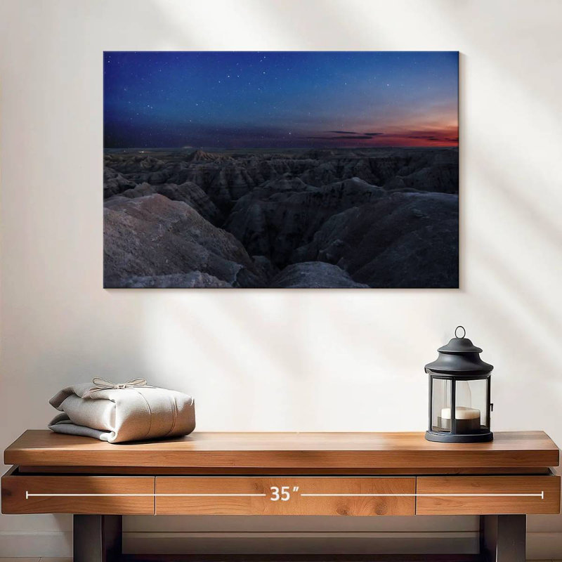 Alvord étoiles au-dessus des Badlands, H 16 po x l 24 po