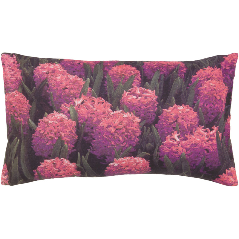  Decorative Floral Cotton Lumbar Pillow Cover