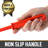 Simple Craft Meat Chopper - Meat Masher, Ground Beef Masher, Hamburger Chopper Utensil - Red