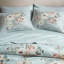 5 pièces de 5 pièces avec imprimé floral, bleu doux-134532976-134532979