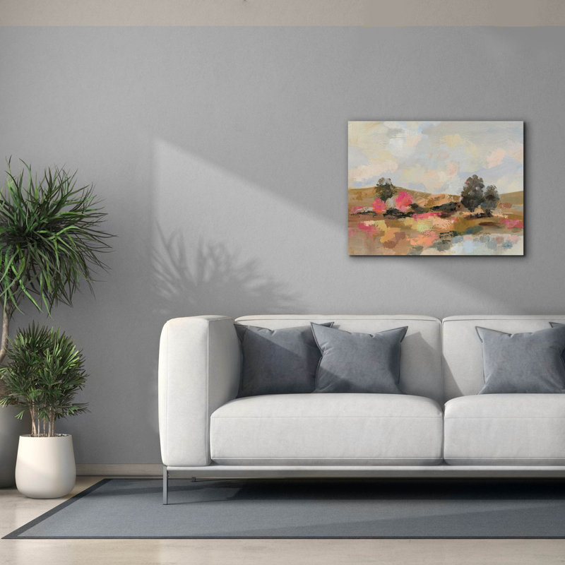 «Lakeside Reminiscence» par Silvia Vassileva, art mural sur toile, H 26 po x l 34 po x P 1,5 po