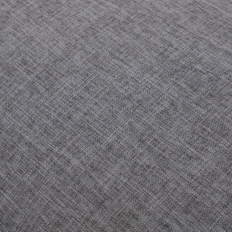 Sulayman Polyester Upholstered Bench, Light Gray