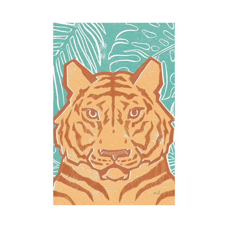 Jungle I by Moira Hershey - Wrapped Canvas Painting, 20.32 cm H x 30.48 cm W