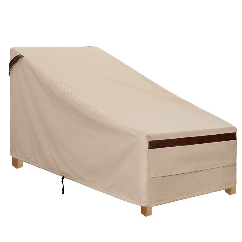 Housse pour chaise longue de patio, H 32 po x l 34 po x P 80 po