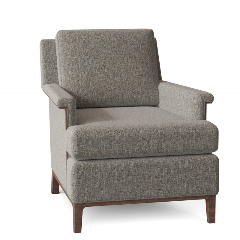Fauteuil l 28,5 po Libby Langdon, Amande chamois, 9508 polypropylène fumée / oléfine