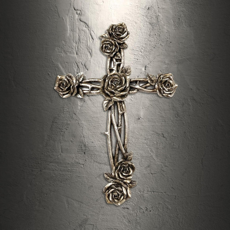 Décoration murale croix spirituelle