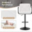 Swivel Adjustable Height Counter Stool with Metal Frame-1492683650