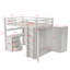 Lit mezzanine double avec tiroirs Eglinton Kids