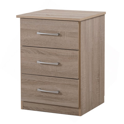 Elegant Contemporary Nightstand In Sandle Wood