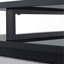 Meuble télé moderne, minimaliste, rectangulaire, extensible, avec 2 tiroirs et 1 armoire pour le salon, jusqu'à 100 po-70382956