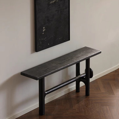 Modern-style solid wood console table