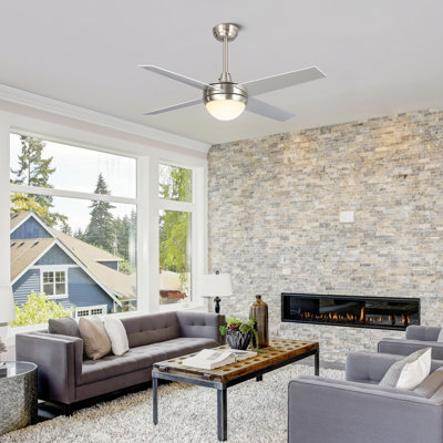 Gelsey 48'' Ceiling Fan with LED Lights