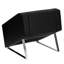 Chaise longue Beninga LeatherSoft avec base triangulaire-348127976
