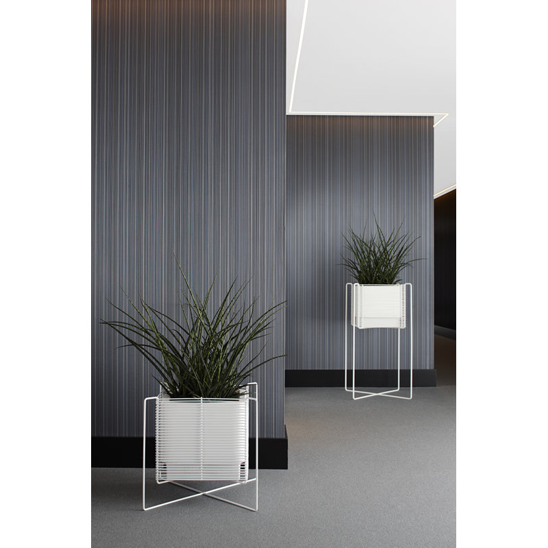 Metal Planter Box, 45cm H x 45cm W x 45cm D, White