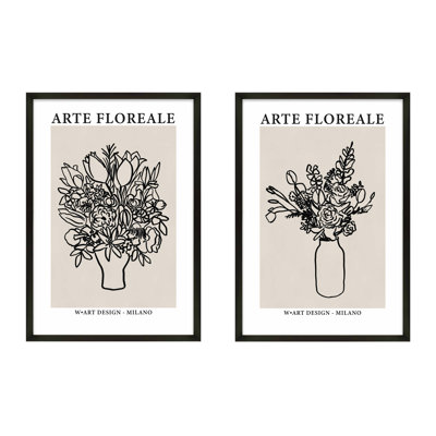 Arte Floreale 2-Piece Wall Art Set