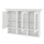 Armoire de salle de bain murale 47 "avec miroir, comprenant 3 tablettes réglables et 3 tablettes ouvertes