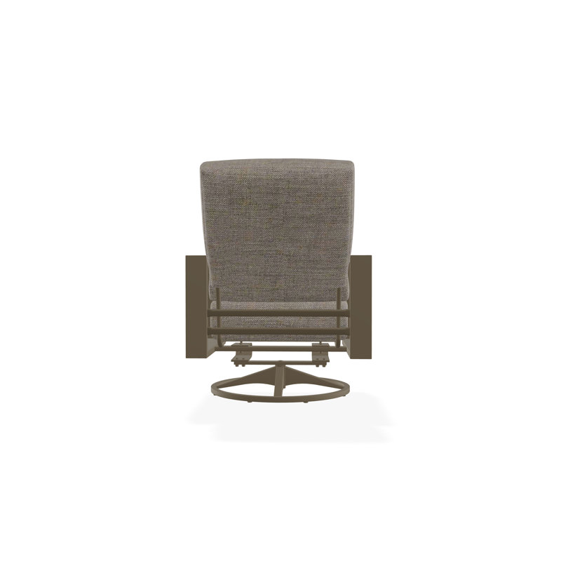 Larssen Deep Seating Cushion Swivel Rocker, Beachwood, Cast Ash Sunbrella® Plainweave