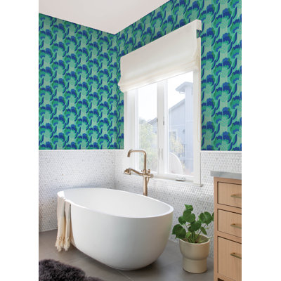 Retro Esme Pink Peel and Stick Wallpaper