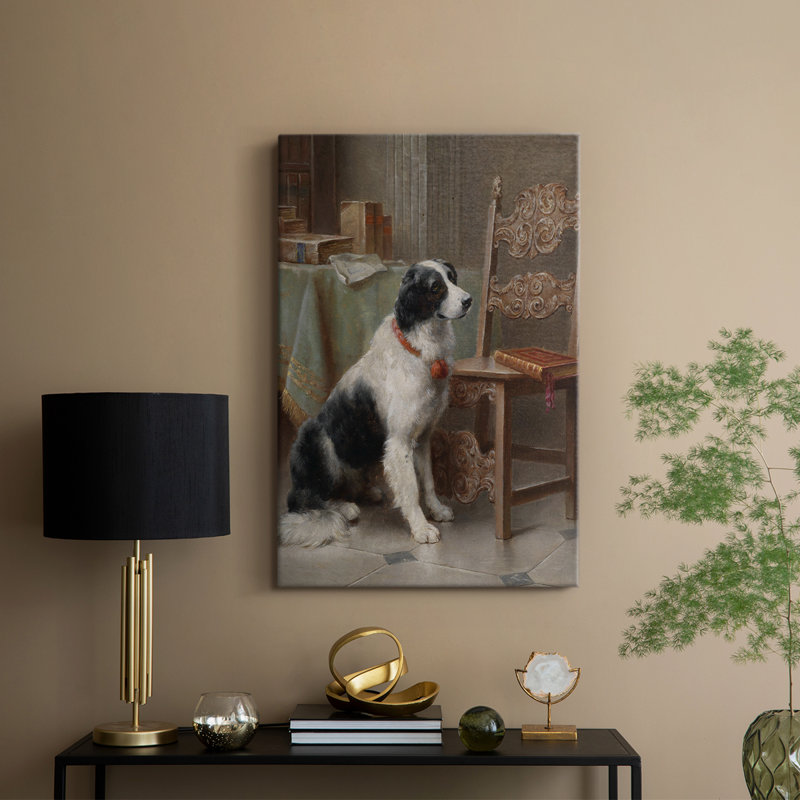 Imprimé animal rétro LIX - Cavas enveloppés de galerie, H 18 po x l 12 po