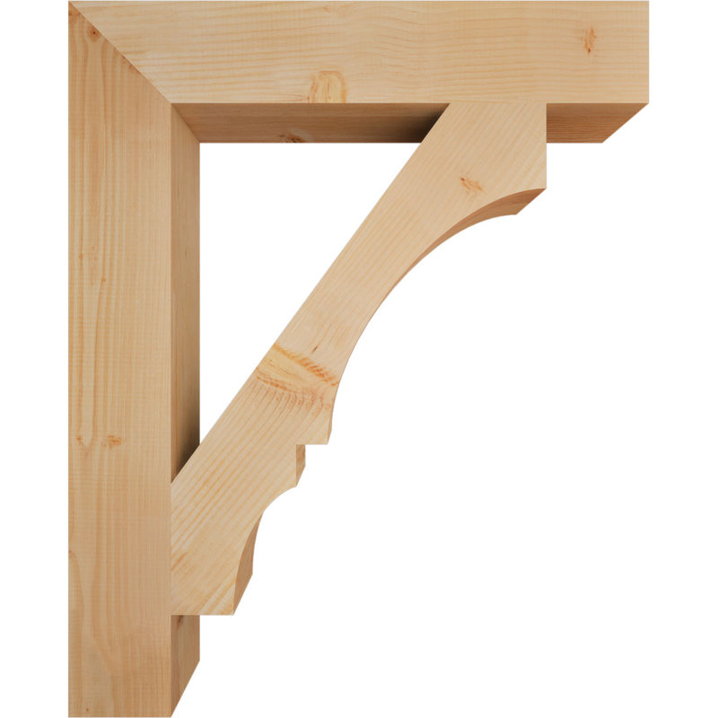 Support de bloc Balboa, L 5 1/2 po x P 34 po x H 42 po, Sapin de Douglas lisse